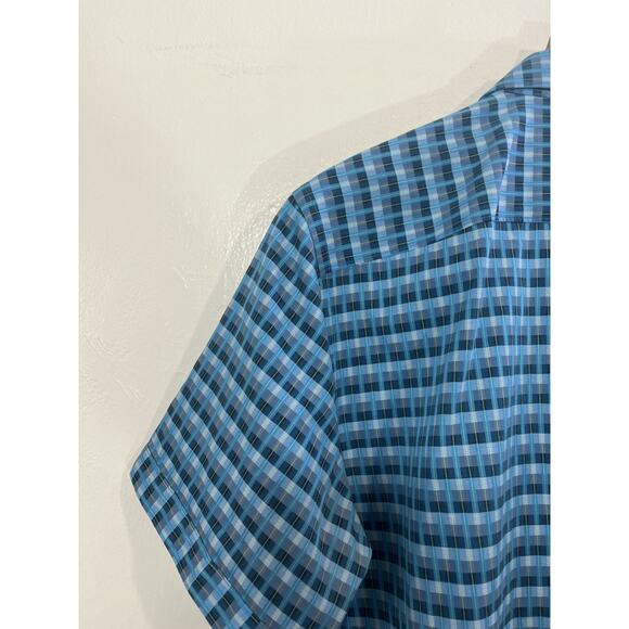 Robert Graham Check Plaid Resort Retro Classic Shirt L Flip Cuff Preppy Vacay - Picture 10 of 14